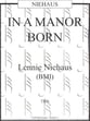 In a Manor Born Orchestra sheet music cover